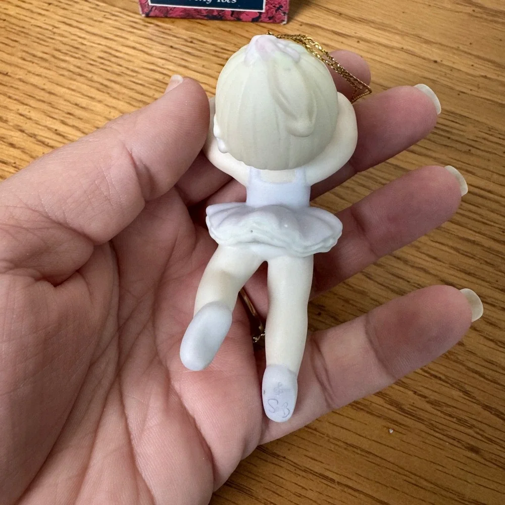 Precious Moments Lord Keep‎ Me On My Toes Ballerina Ornament 1997 Enesco 325332